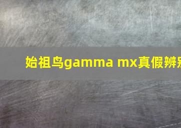 始祖鸟gamma mx真假辨别